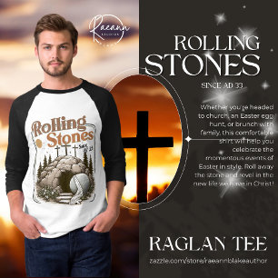 T-Shirt de Pâques "Rolling Stones depuis l'an 33"