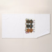 T-Shirt de Pâques Teckel (Serviette de bain)