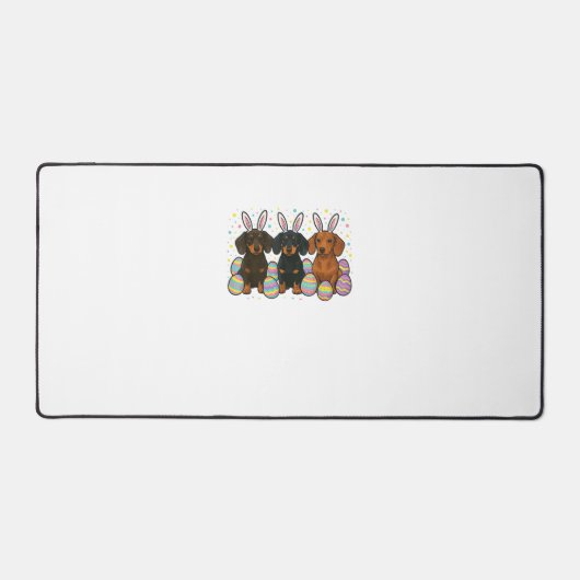 T-Shirt de Pâques teckel (Recto)