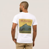 T-shirt de parc national du Kenya (Dos entier)