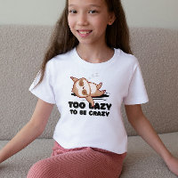 T-shirt de paresseux drôle "Trop paresseux pour êt