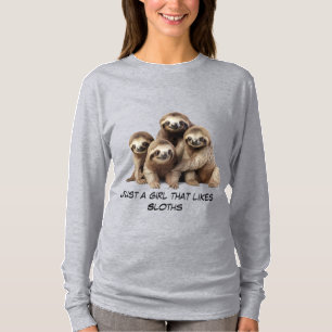 T-Shirt de paresseux mignon