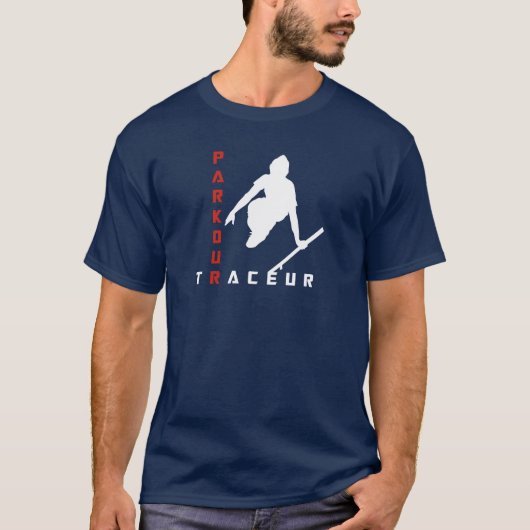 T-shirt de Parkour Traceur (Devant)