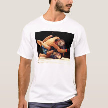 T-shirt de parodie d'art. Art martial mélangé