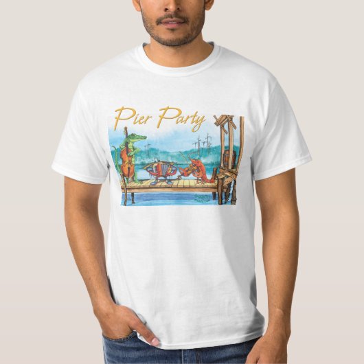 T-shirt de partie de pilier (Devant)