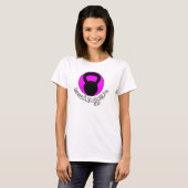 T-shirt de "partouzeur" de dames Kettlebell (Devant entier)