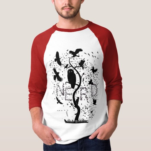 T-Shirt de passionné d'oiseaux (Devant)