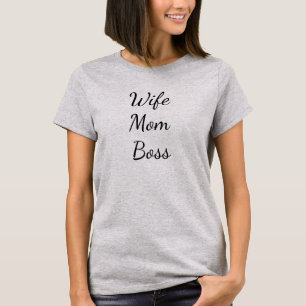 T-shirt de patronne femme mère pour femmes