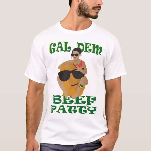 T-shirt de Patty de boeuf de DEM de gallon (Devant)
