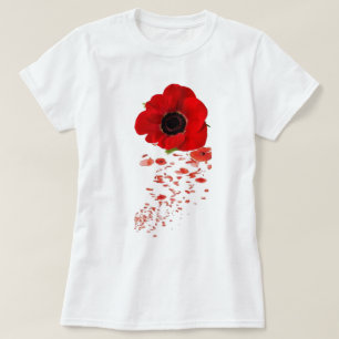 T-shirt de pavot de souvenir