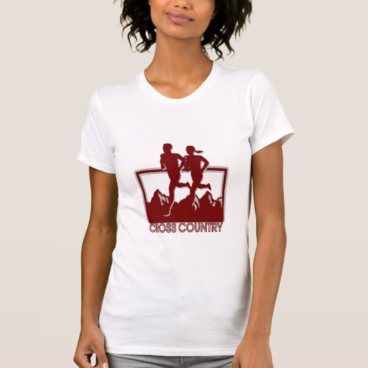 T-shirt de pays croisé (Devant)