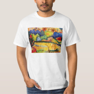 T-shirt de paysage de Gauguin Tahitian