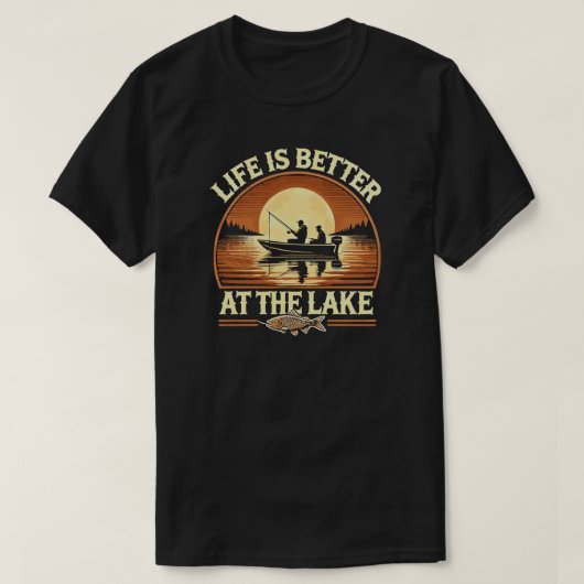 T-Shirt de pêche (Design devant)