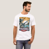 T-shirt de pêche (Devant entier)