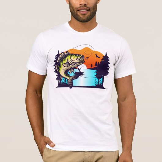 T-shirt de pêche (Devant)