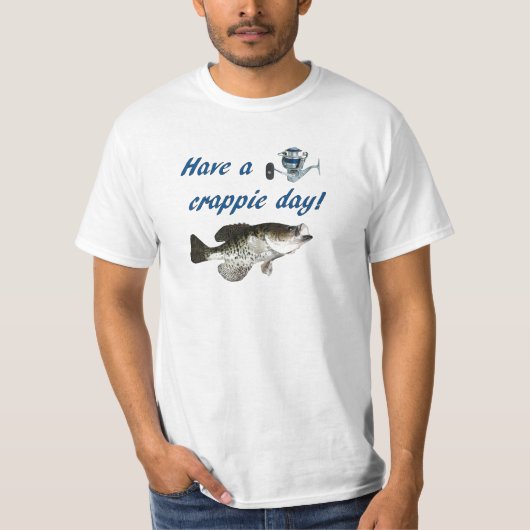 T-shirt de pêche de crapet (Devant)