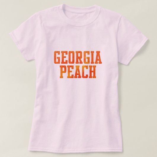 T-shirt de pêche de la Géorgie (Design devant)