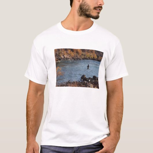 T-shirt de pêche de mouche (Devant)