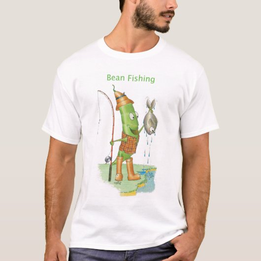 T-shirt de pêche d'haricot (Devant)