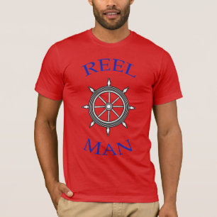 T-shirt de pêche "REEL MAN"