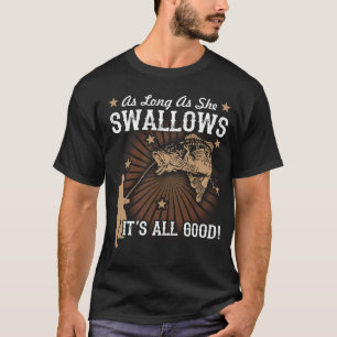 T-shirt de pêche, tant qu'elle avale, c'est tout