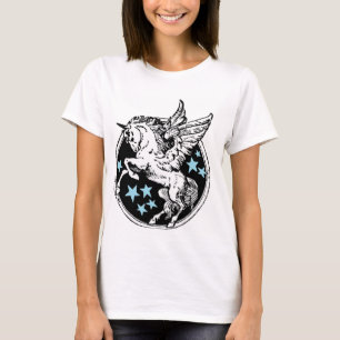 T-shirt de Pegasus de licorne de vol