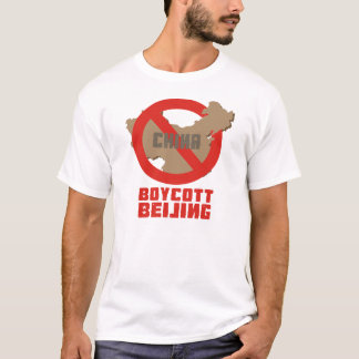 T-shirt de Pékin de boycott
