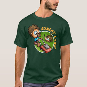 T-shirt de pelouse de dimanche