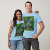 T-shirt de perroquet de gris africain (Unisexe)