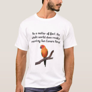 T-shirt de perroquet de Sun Conure
