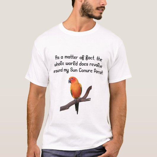 T-shirt de perroquet de Sun Conure (Devant)