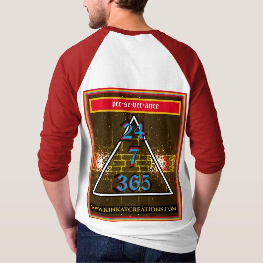 T-shirt de persévérance 24X7X365 (Dos)