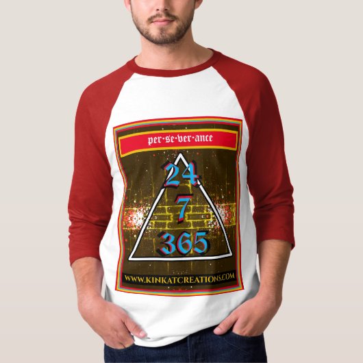 T-shirt de persévérance 24X7X365 (Devant)
