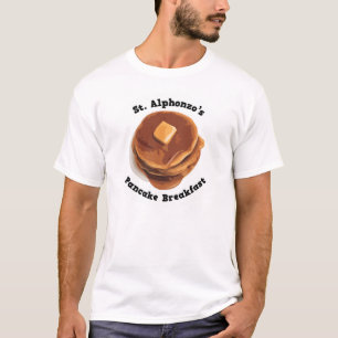 T-shirt de petit déjeuner de crêpe de St Alphonz