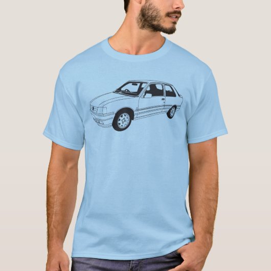 T-shirt de Peugeot 309 GTi (Devant)