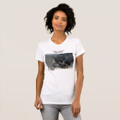 T-shirt de photo de Schnauzer standard de "esprit" (Devant entier)