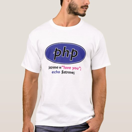 T-shirt de PHP (Devant)