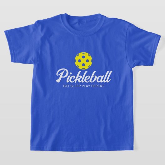 T-shirt de pickleball pour enfants sportifs (Poser)