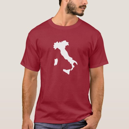 T-shirt de pictogramme de l'Italie (Devant)