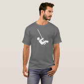 T-shirt de pictogramme d'oscillation (Devant entier)