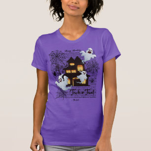 T-shirt de pièce en t de fantôme de Halloween de