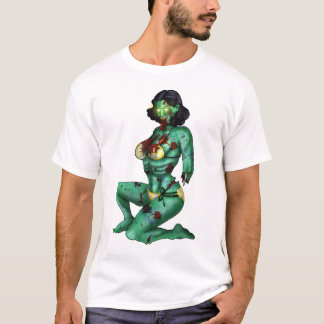 T-shirt de Pin- de zombi