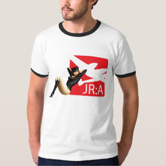 T-shirt de pin-up 'John Ross de fille : American