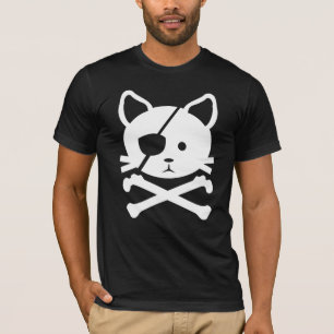 T-shirt de pirate de chat