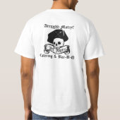 T-shirt de pirate de mine (Dos)