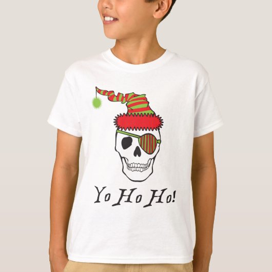 T-shirt de pirate de Père Noël (Devant)