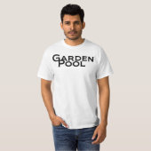 T-shirt de piscine de jardin (Devant entier)