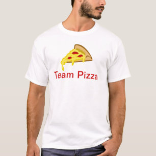 T-shirt de pizza d'équipe