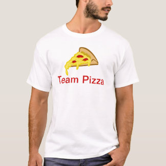 T-shirt de pizza d'équipe