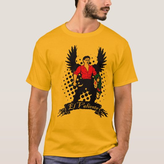 T-shirt De plage Balluchon Conception Ce qui est Courageux (Devant)